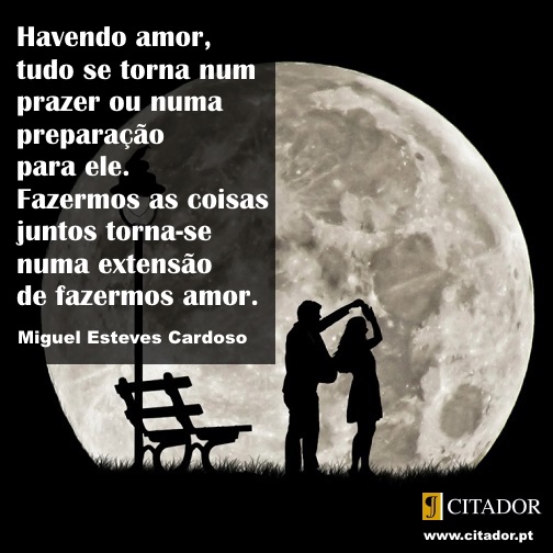 Fazermos as Coisas Juntos - Miguel Esteves Cardoso : Havendo amor, tudo se torna num prazer ou numa preparação para ele. Fazermos as coisas juntos torna-se numa extensão de fazermos amor.